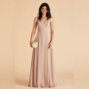 Birdy Grey bridesmaid Kaia dress in Taupe